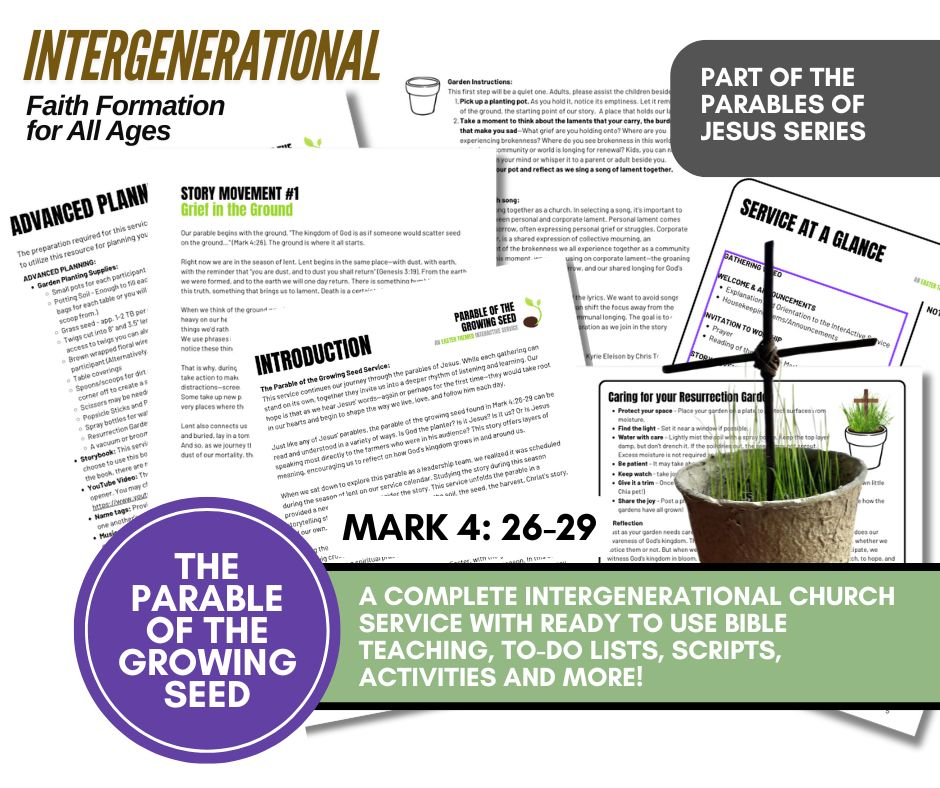 Easter Intergenerational Worship Resource – Parable of the Growing Seed