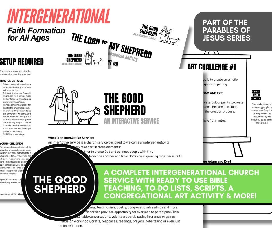 The Good Shepherd – Intergenerational Church Service Plan