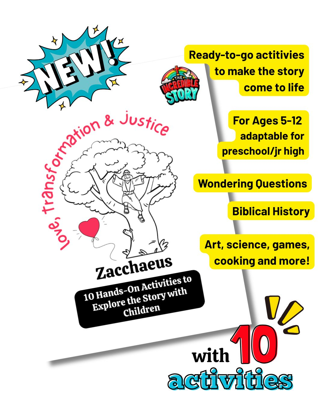 Zacchaeus Children's Ministry Activity Kit